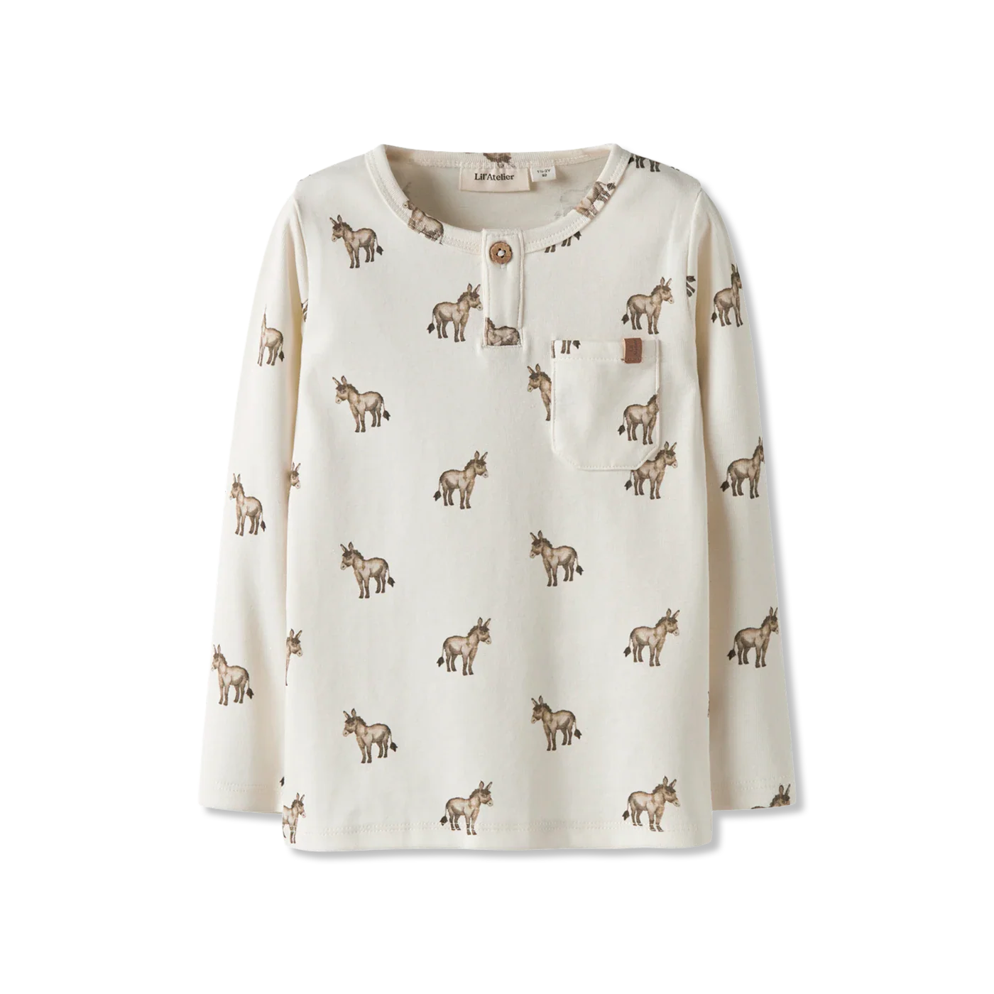 Nmmlayo t-shirt lange mouw