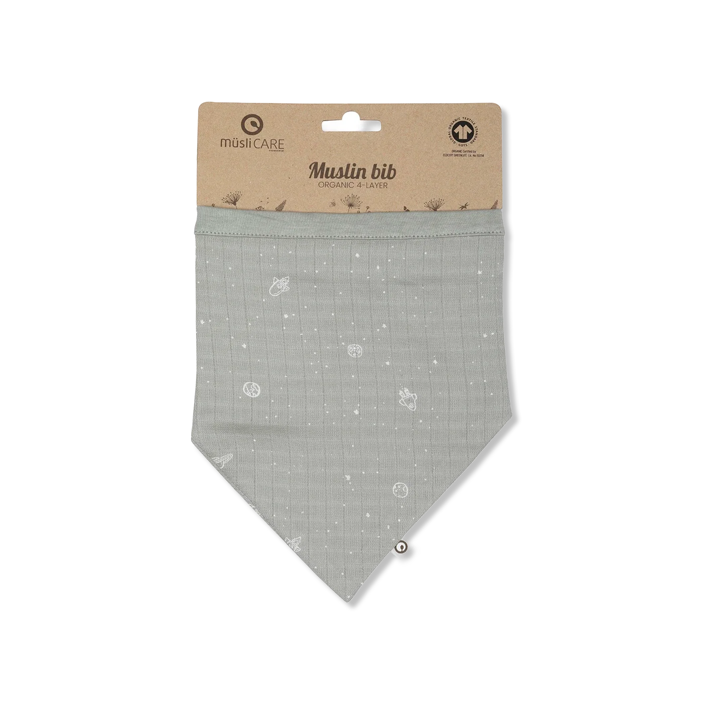 Cosmos muslin Slabbetje