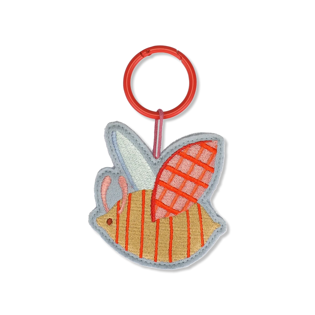 Embroidered keychain Tas