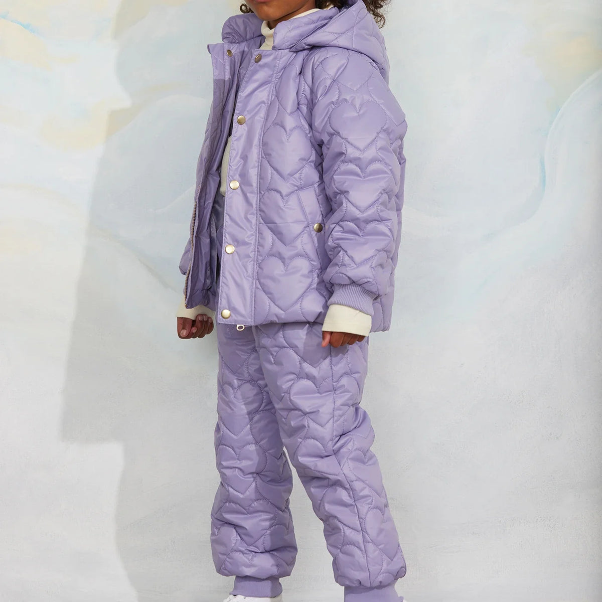 Heart quilted Winterjas