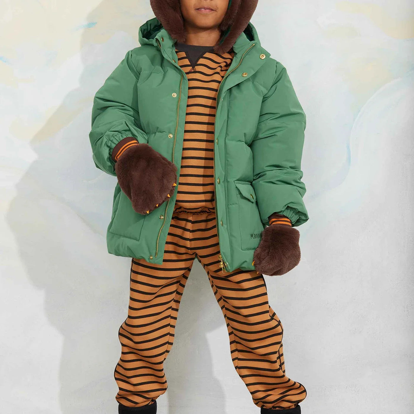 Solid heavy puffer Winterjas