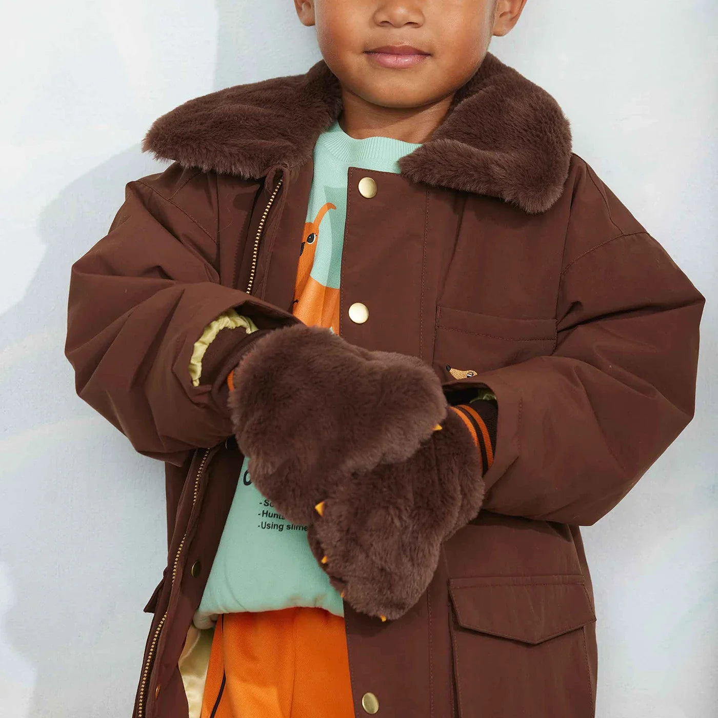 Padded nylon parka Winterjas