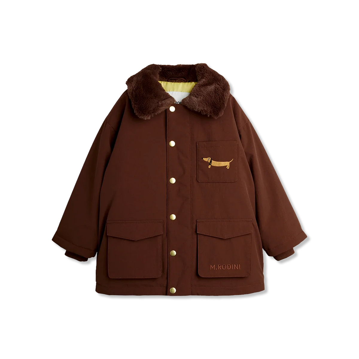 Padded nylon parka Winterjas