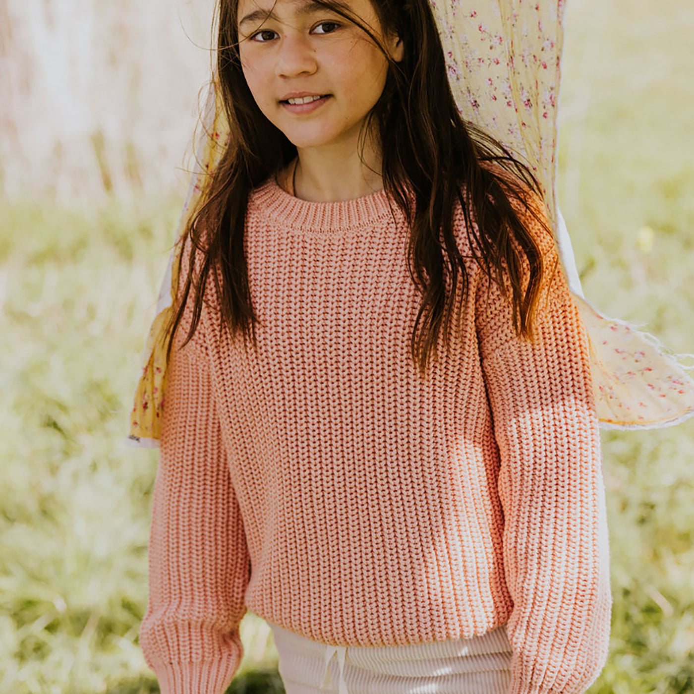 Chunky t-shirt lange mouw
