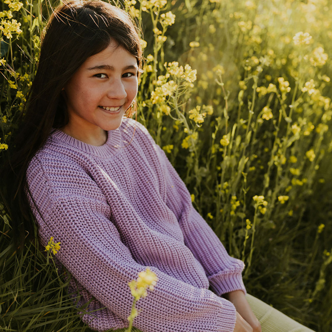 Chunky t-shirt lange mouw