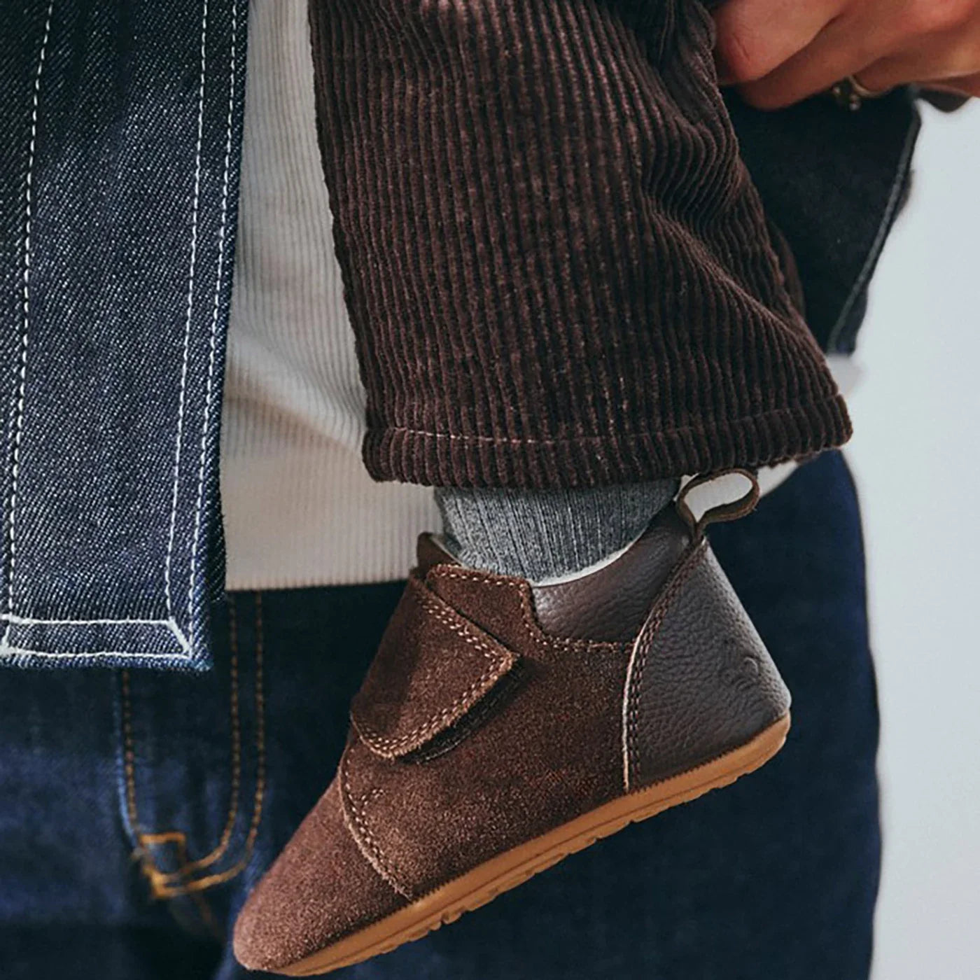 Teddy dark brown Eerste loopschoentjes
