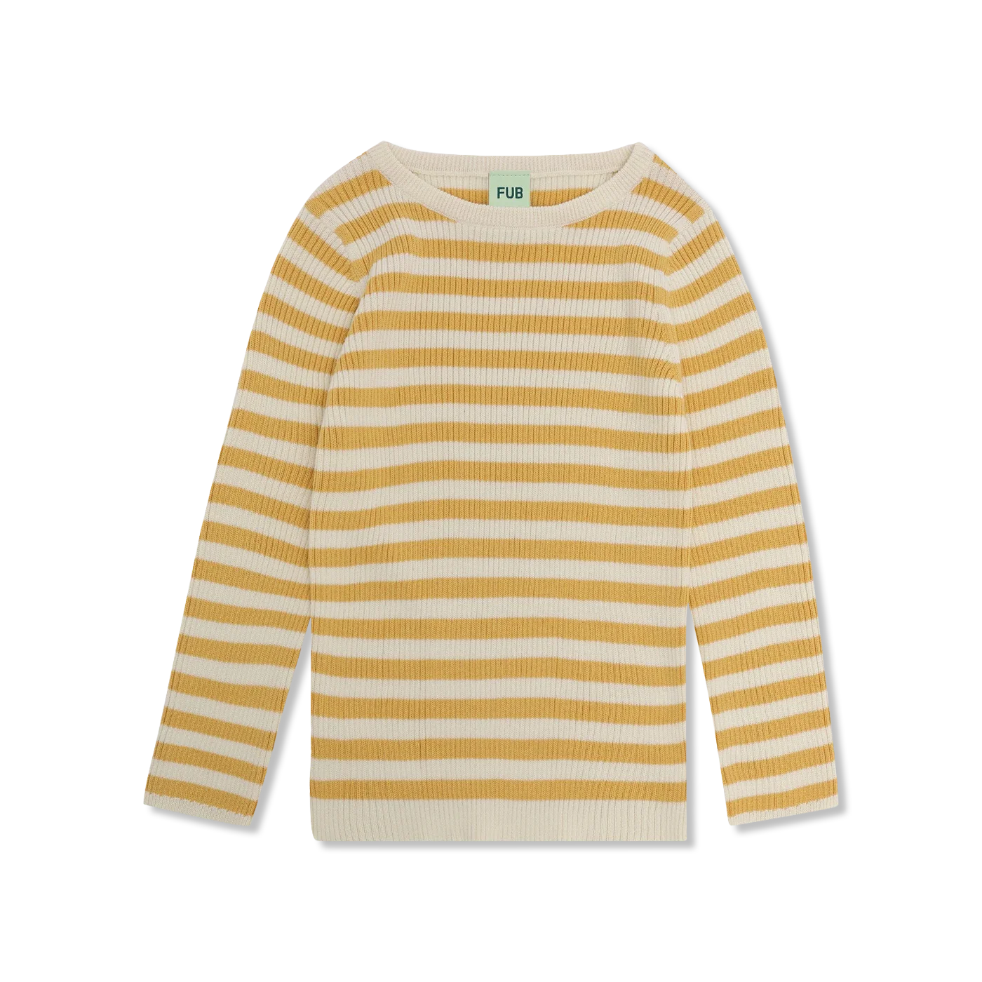Rib Blouse t-shirt lange mouw