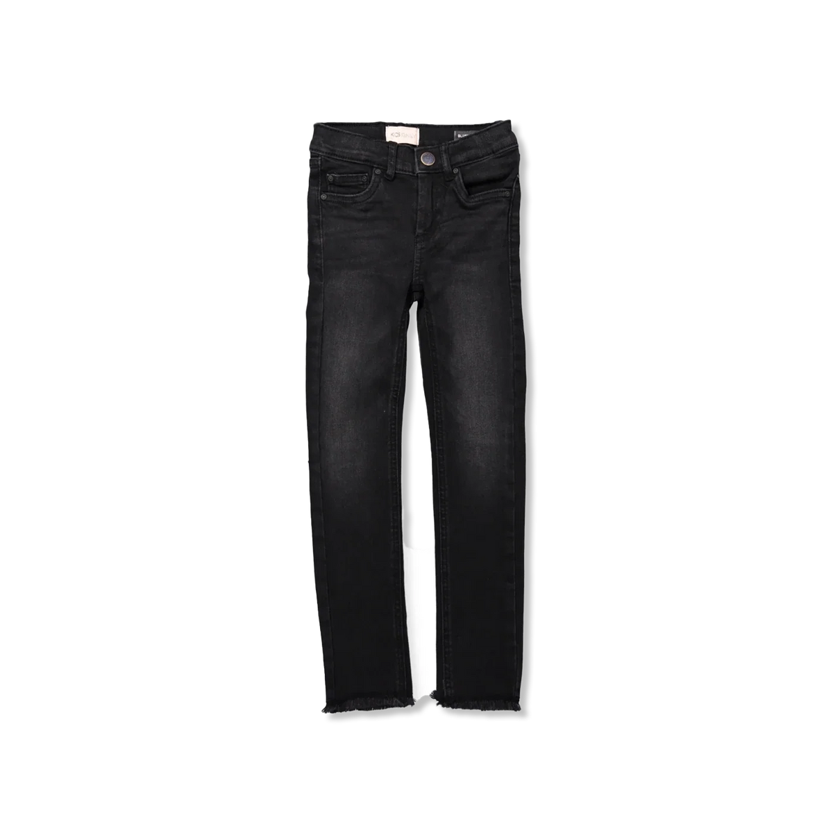 Blush skinny raw 1099 jeans