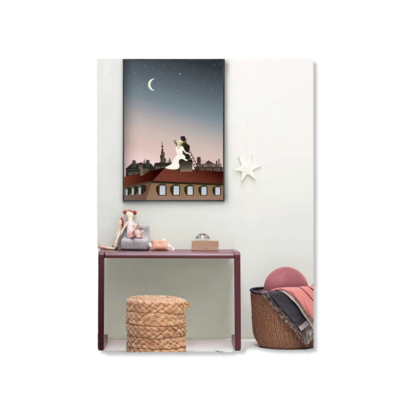 THE SHEPHERDESS wand decoratie