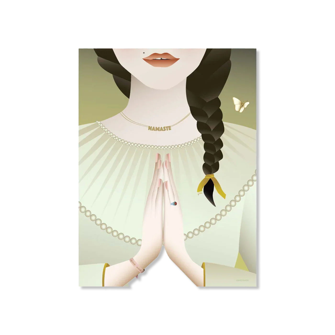 NAMASTE wand decoratie