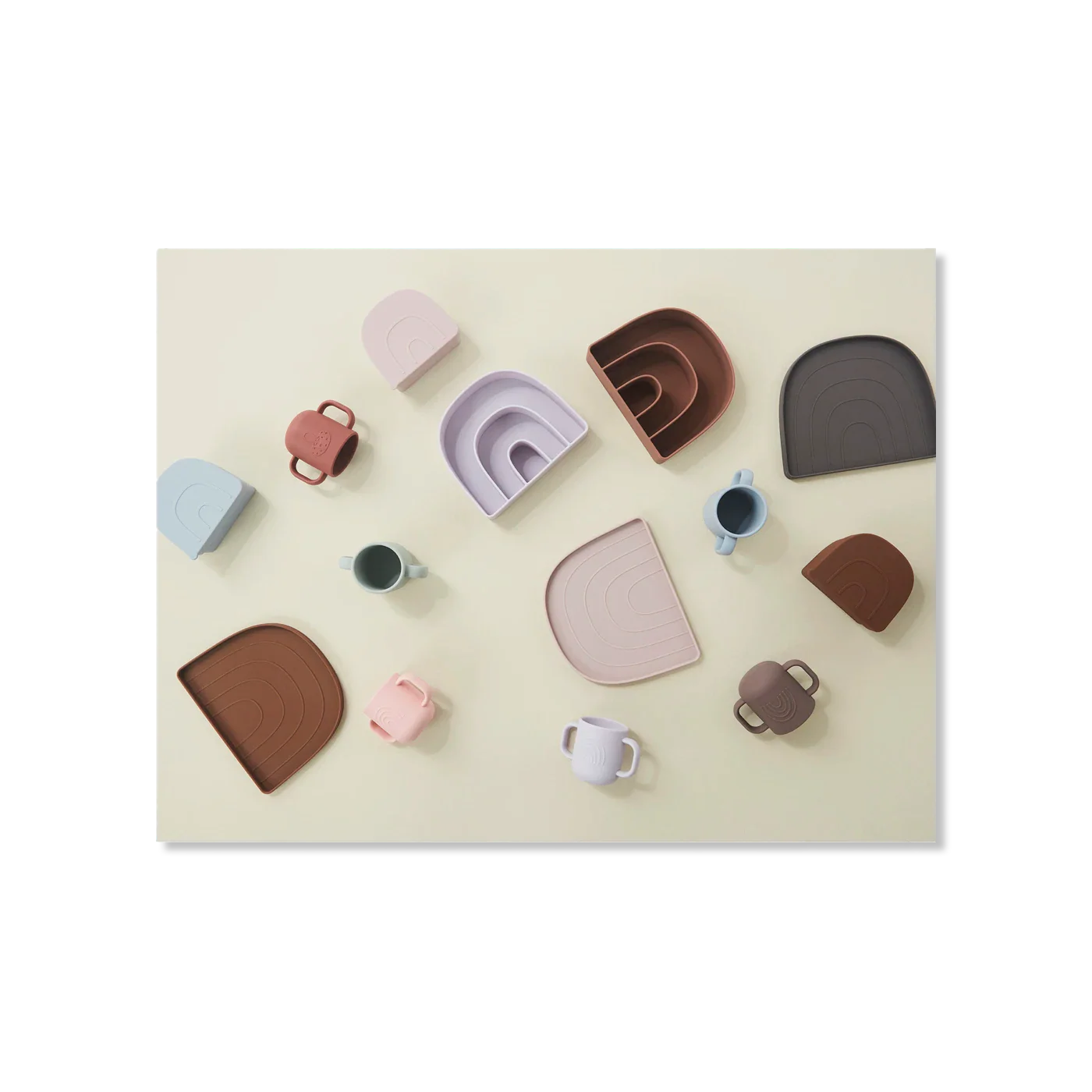 Rainbow kinderservies