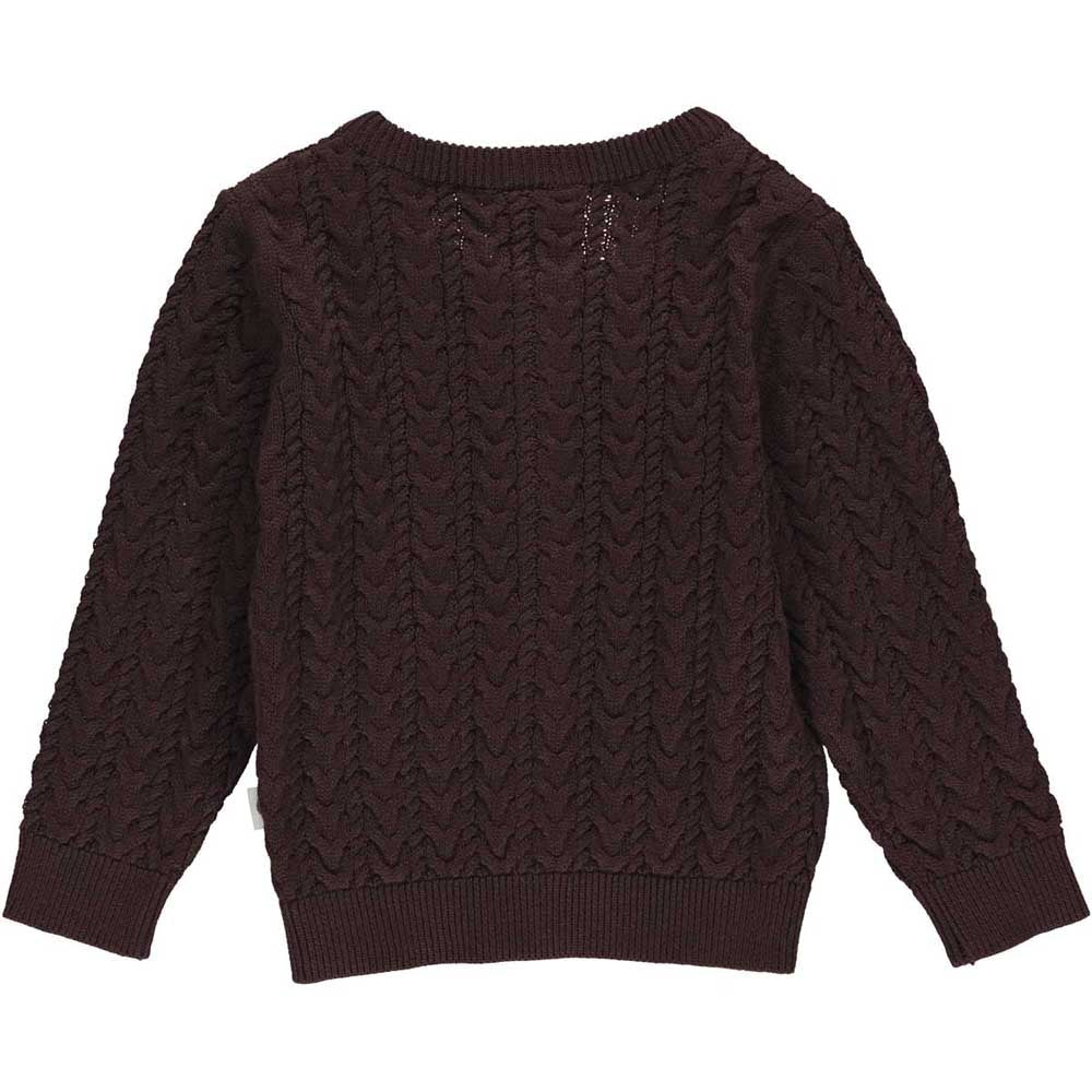 Knit cable vest