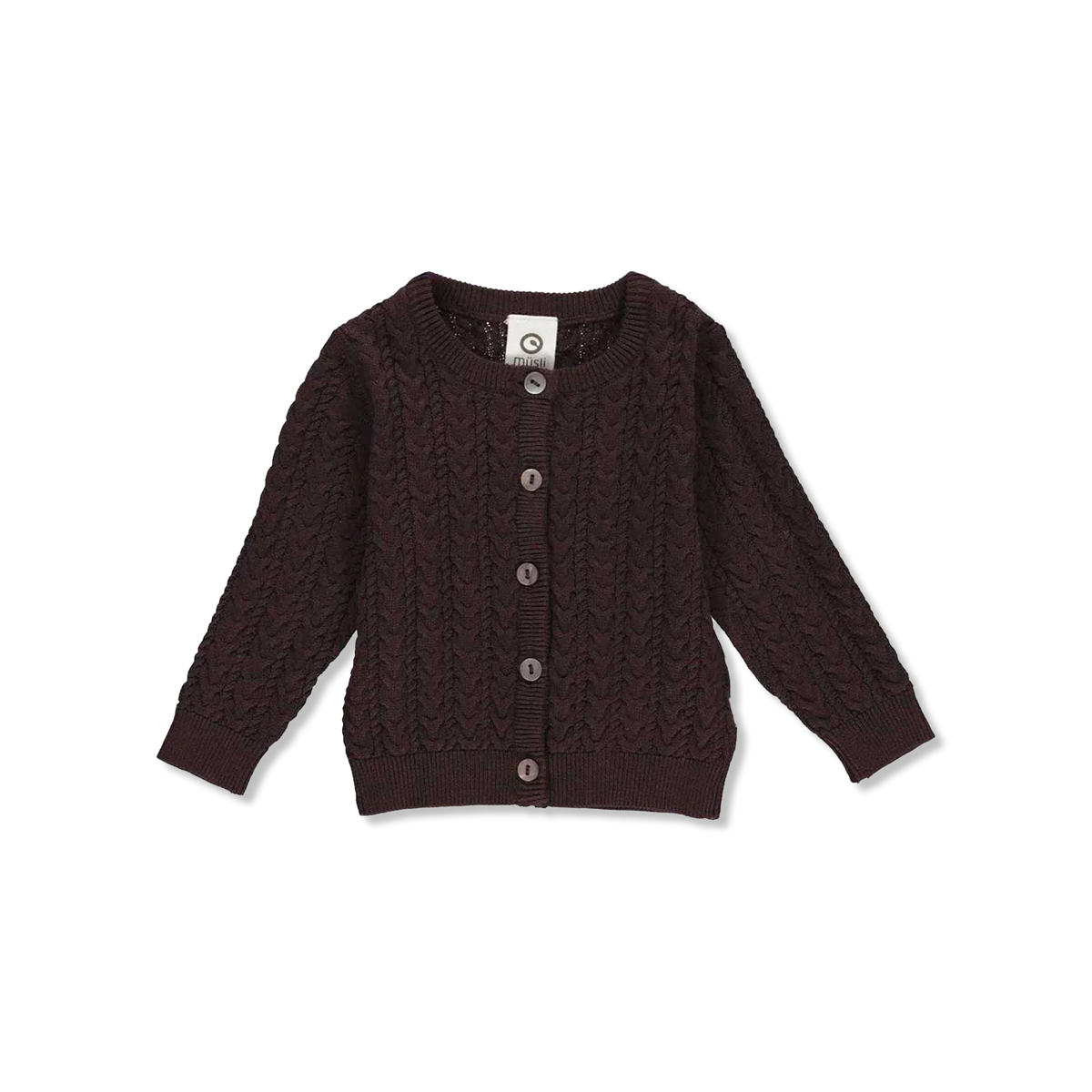 Knit cable vest