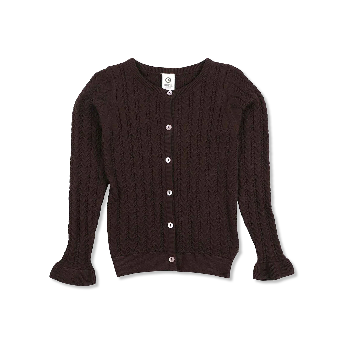 Knit frill vest