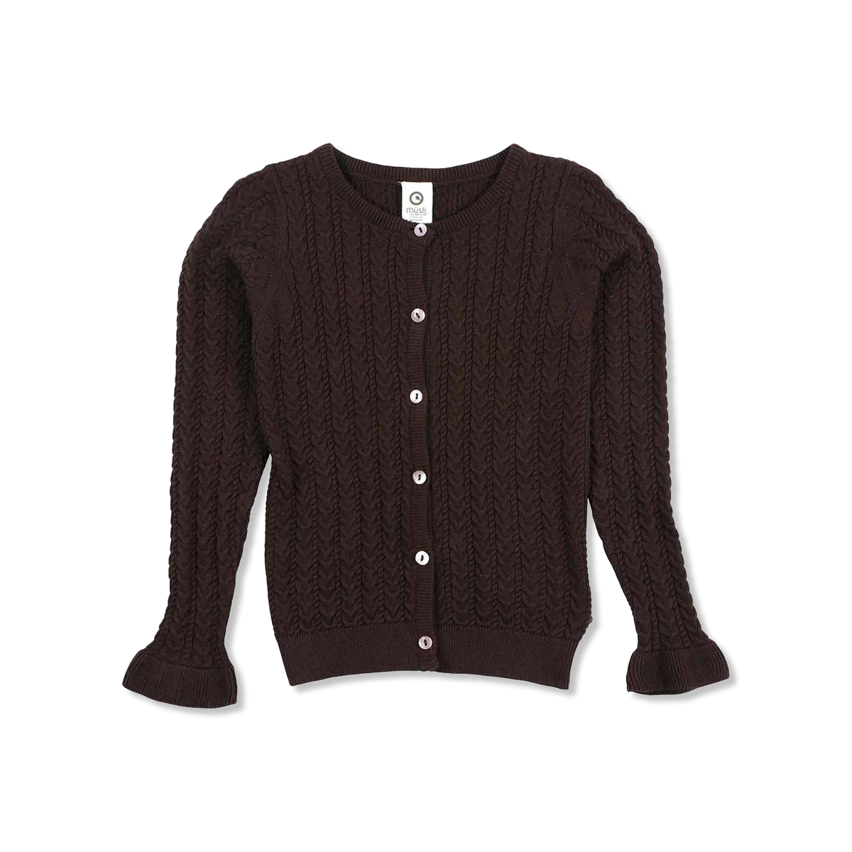 Knit frill vest