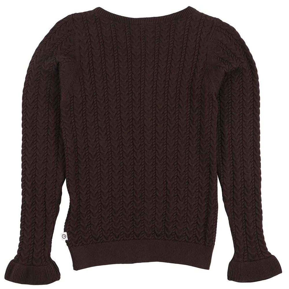 Knit frill vest