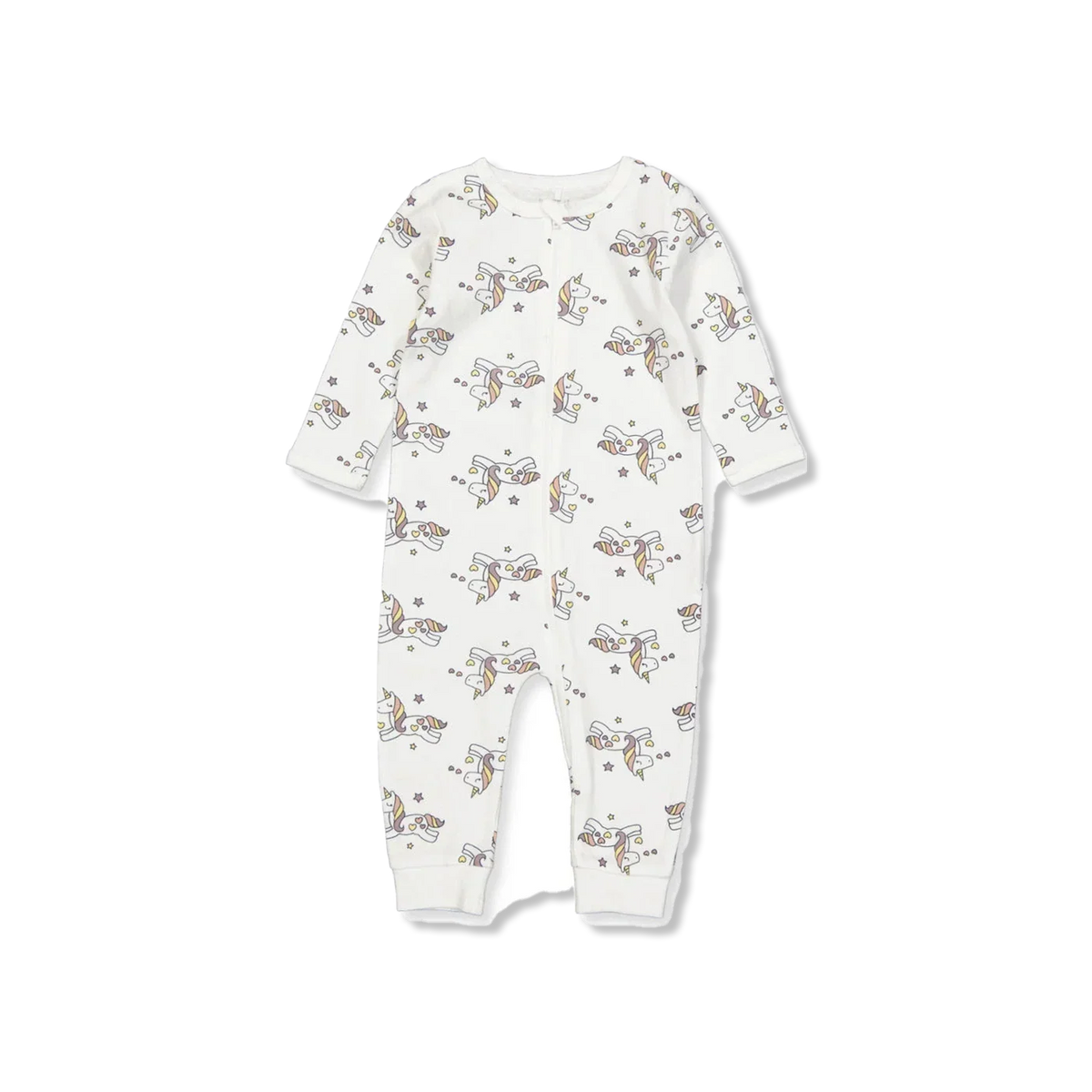 NBFNIGHTSUIT ZIP UNICORN nachtkleding