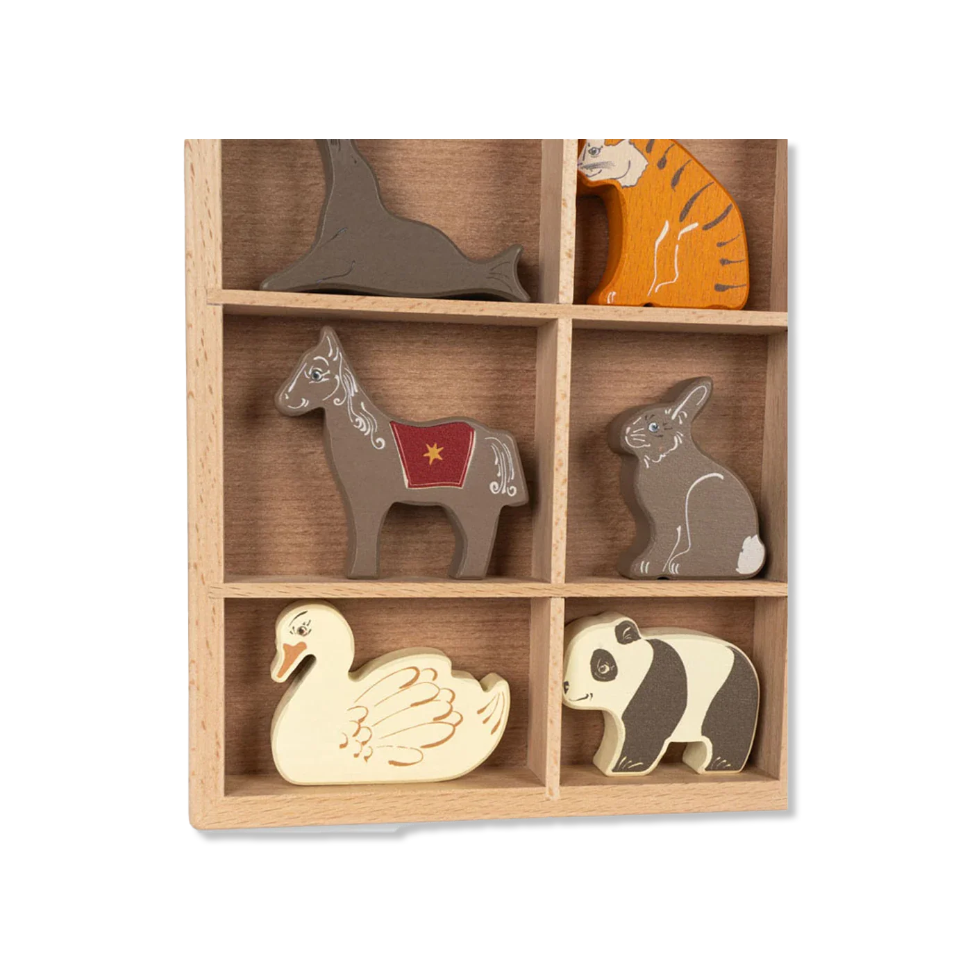 WOODEN MINI ANIMALS houten speelgoed