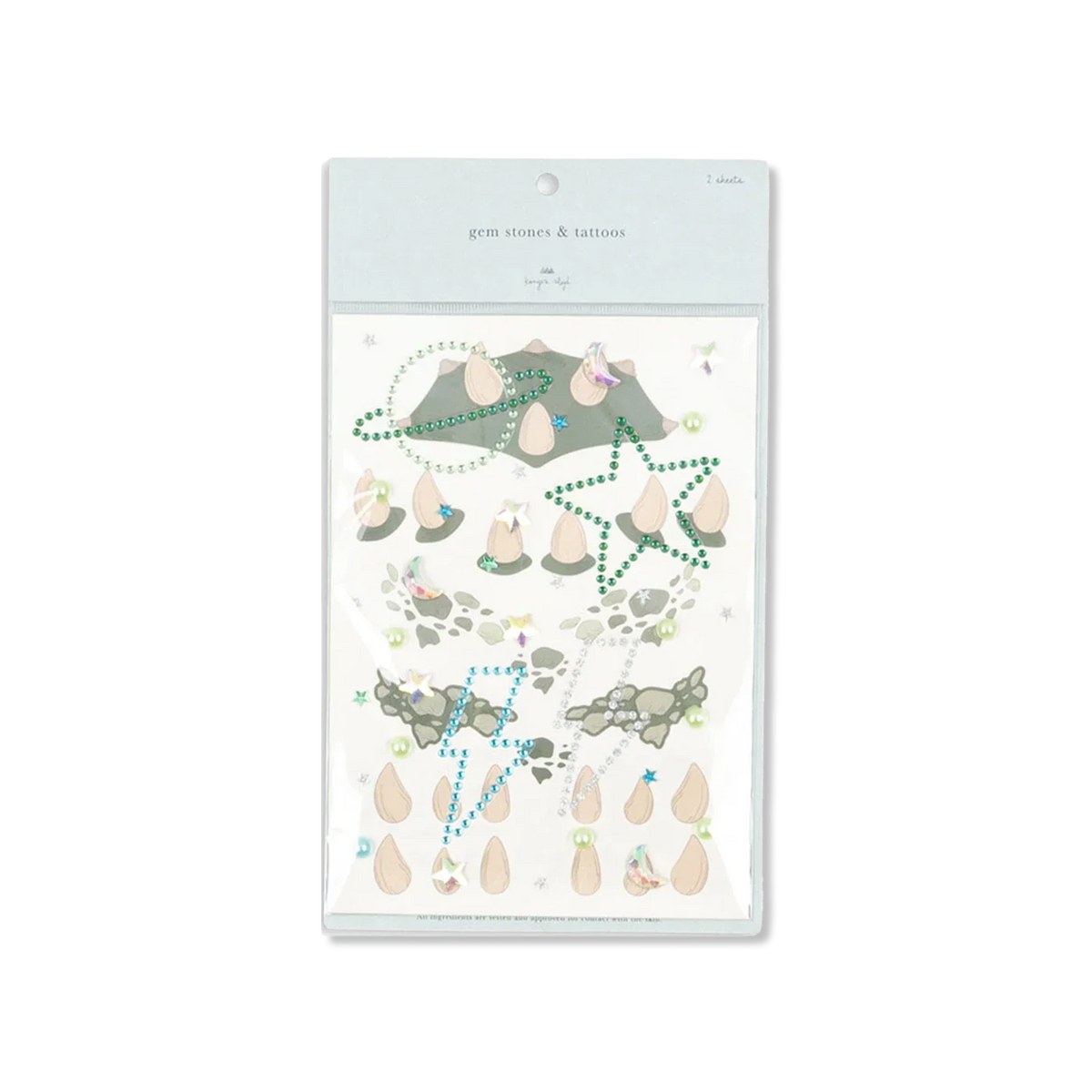 Gem stones and tattoos Verkleedpak