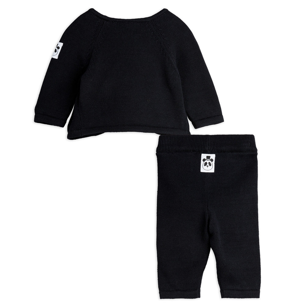 Fine knit broek