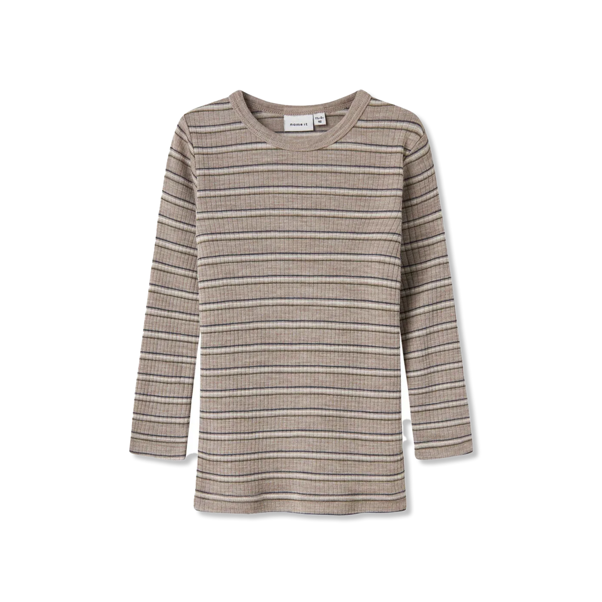 Nmmwomi t-shirt lange mouw