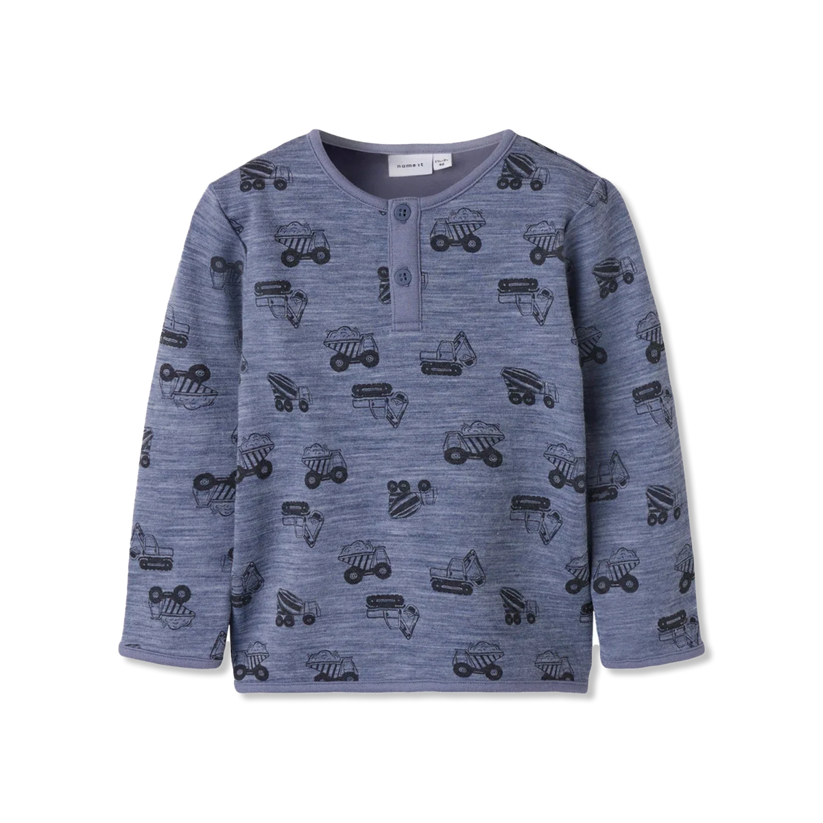 Nmmwuppo t-shirt lange mouw