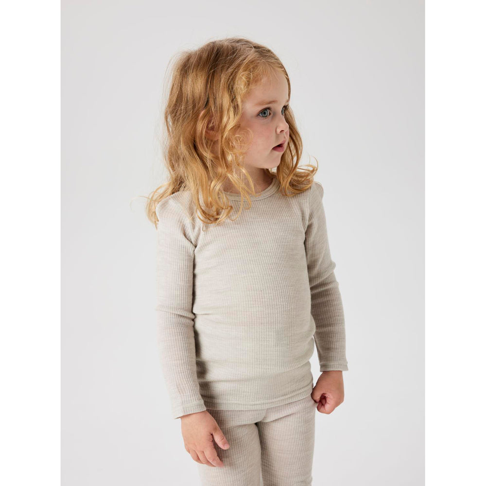 Nmnwax t-shirt lange mouw