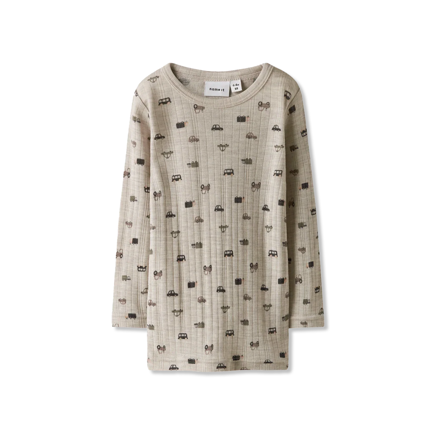 Nmmwang t-shirt lange mouw