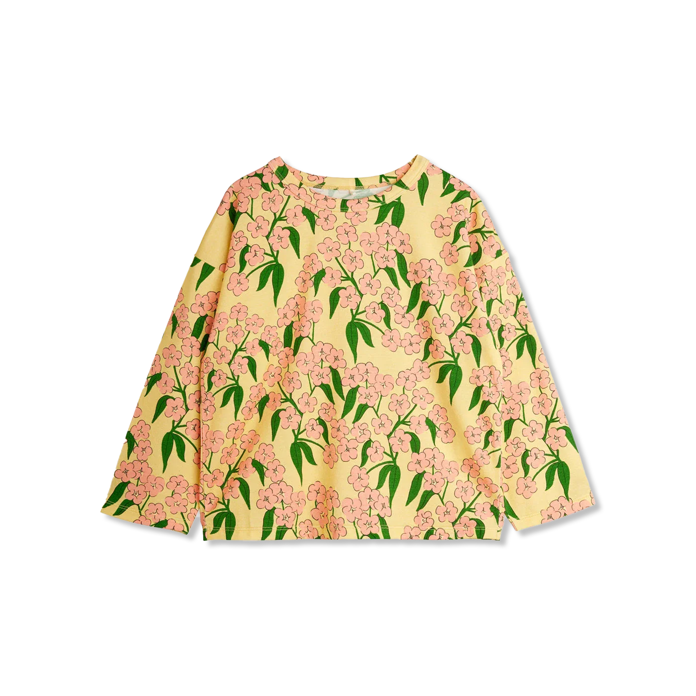 Alpine flowers t-shirt lange mouw