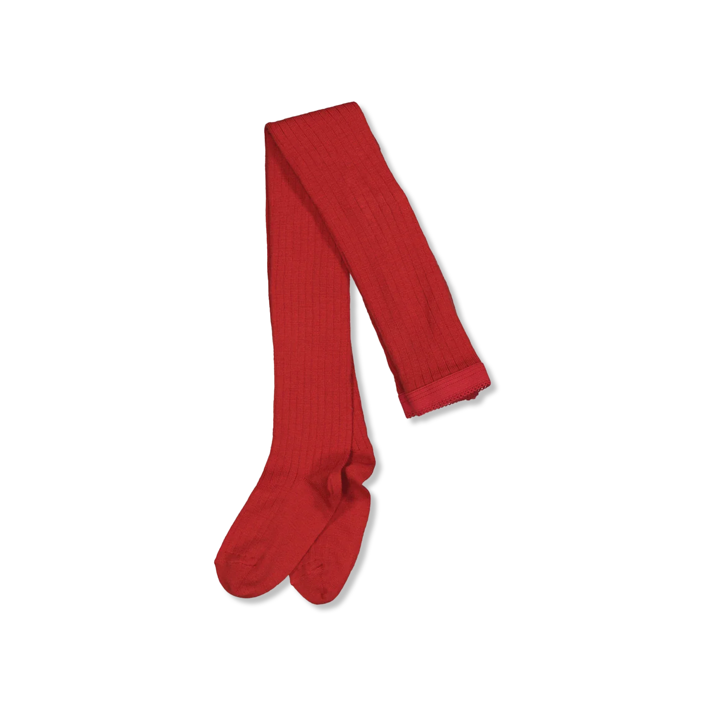 Wool rib sokken