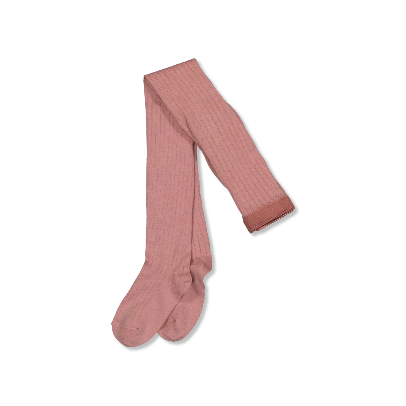 Wool rib sokken