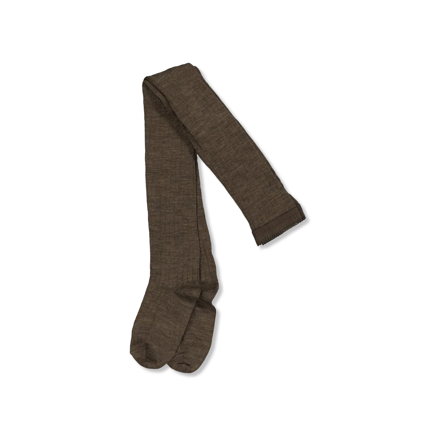 Wool rib sokken