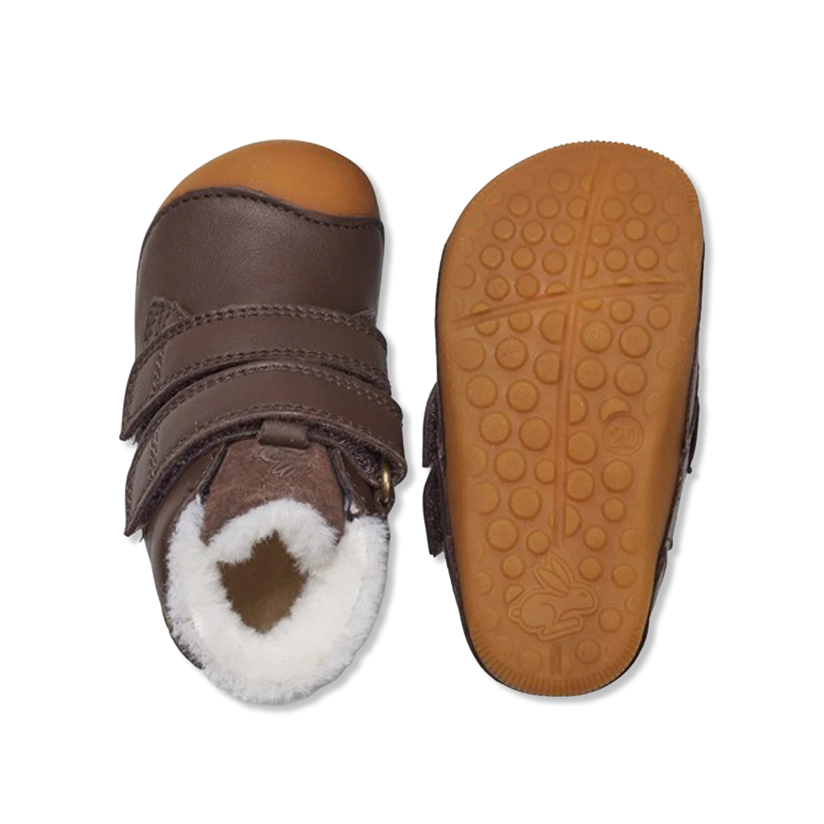Petit winter dark brown Eerste loopschoentjes