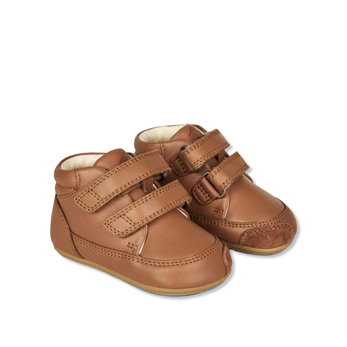 Prewalker cognac Eerste loopschoentjes