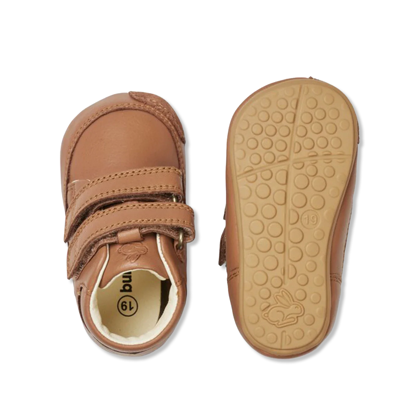 Prewalker cognac Eerste loopschoentjes