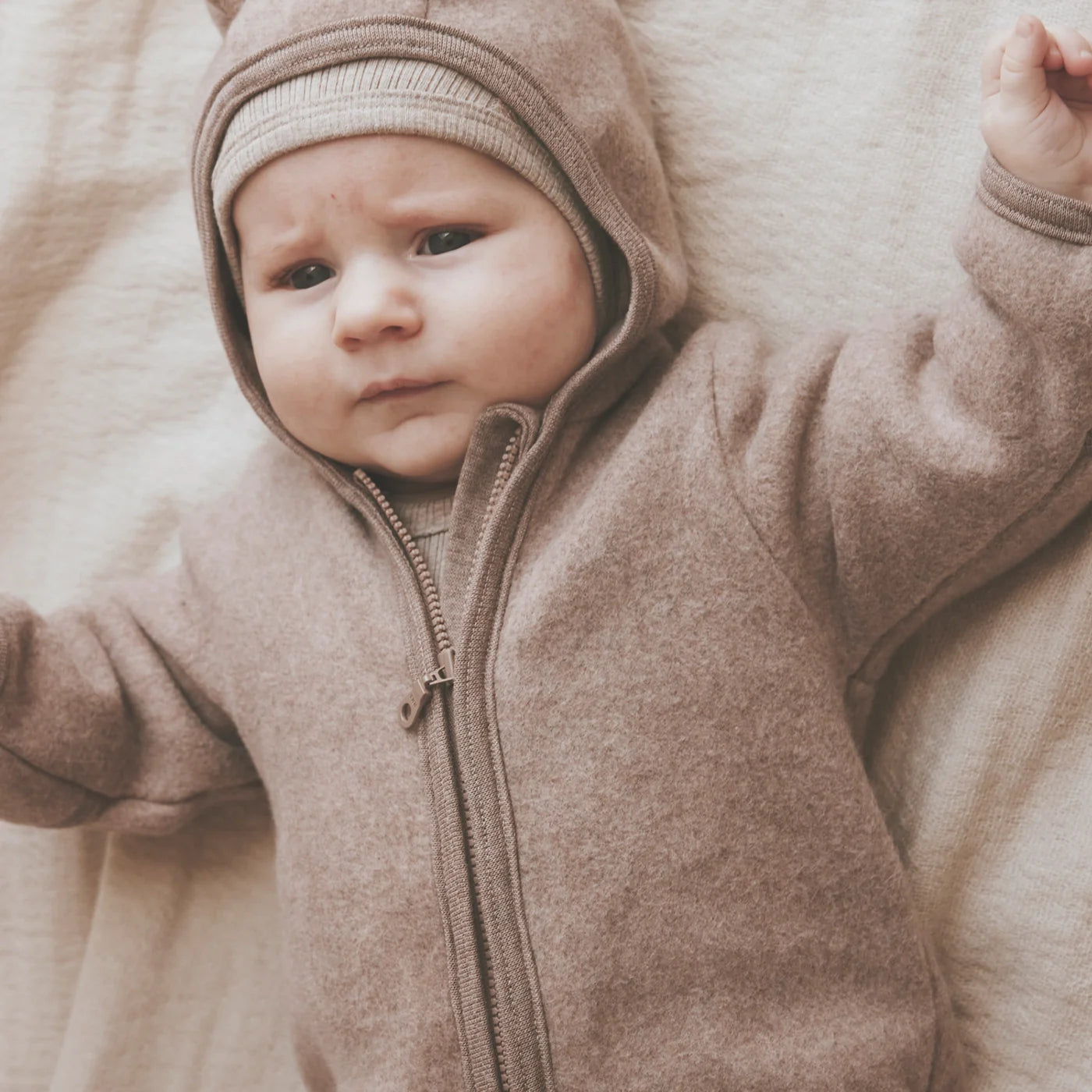 Pram Suit wollen Fleece