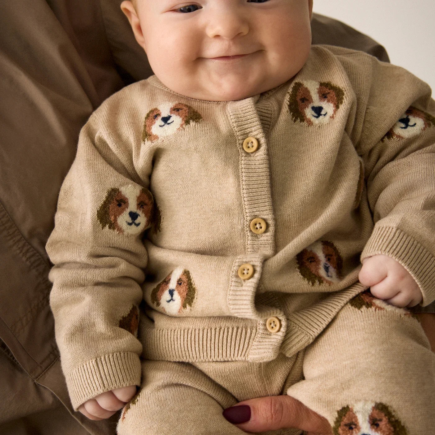 Cardigan knit Vest