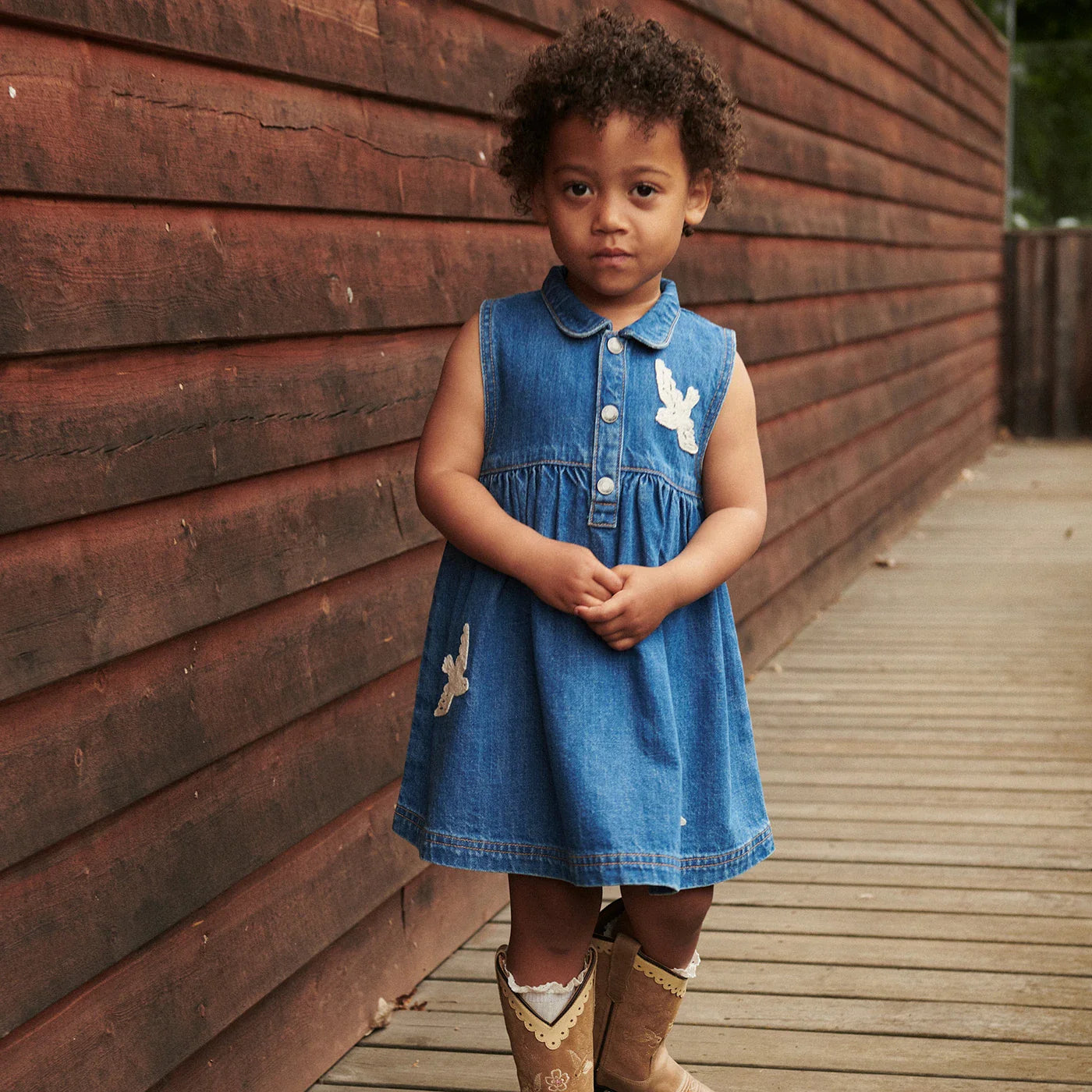 DENIM DRESS jurk