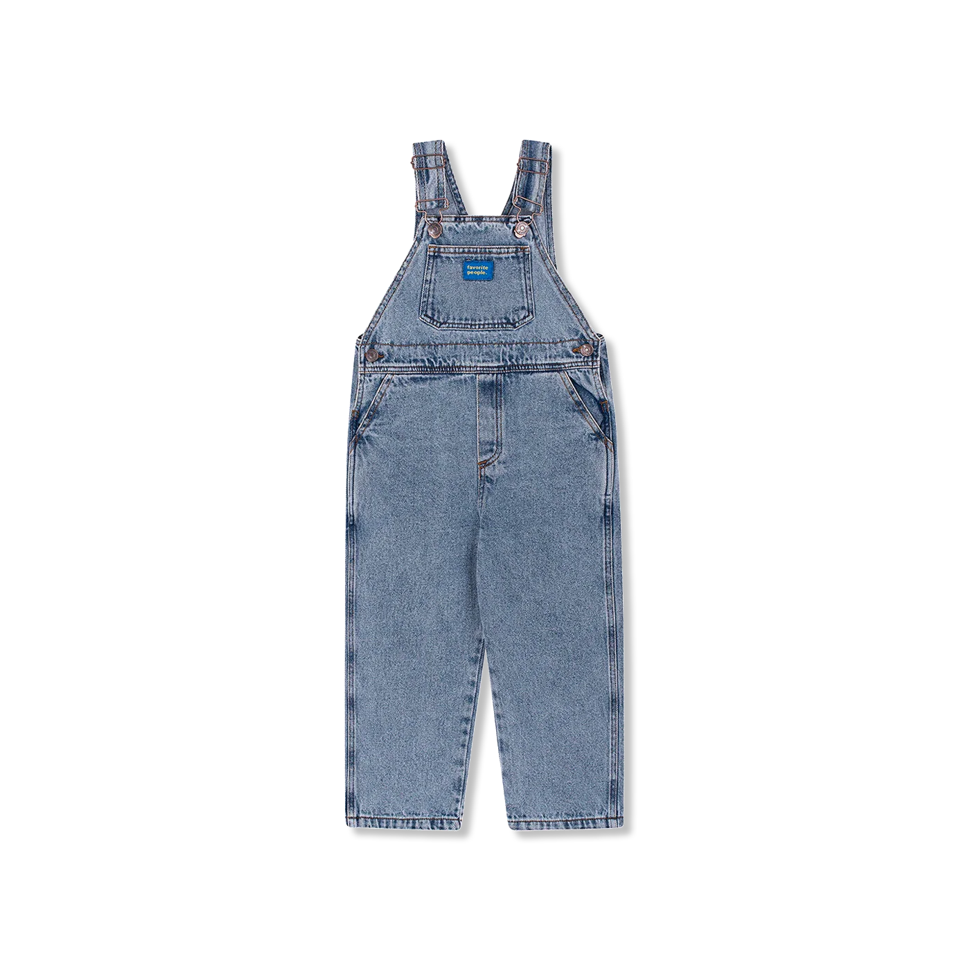 Denim overalls broek