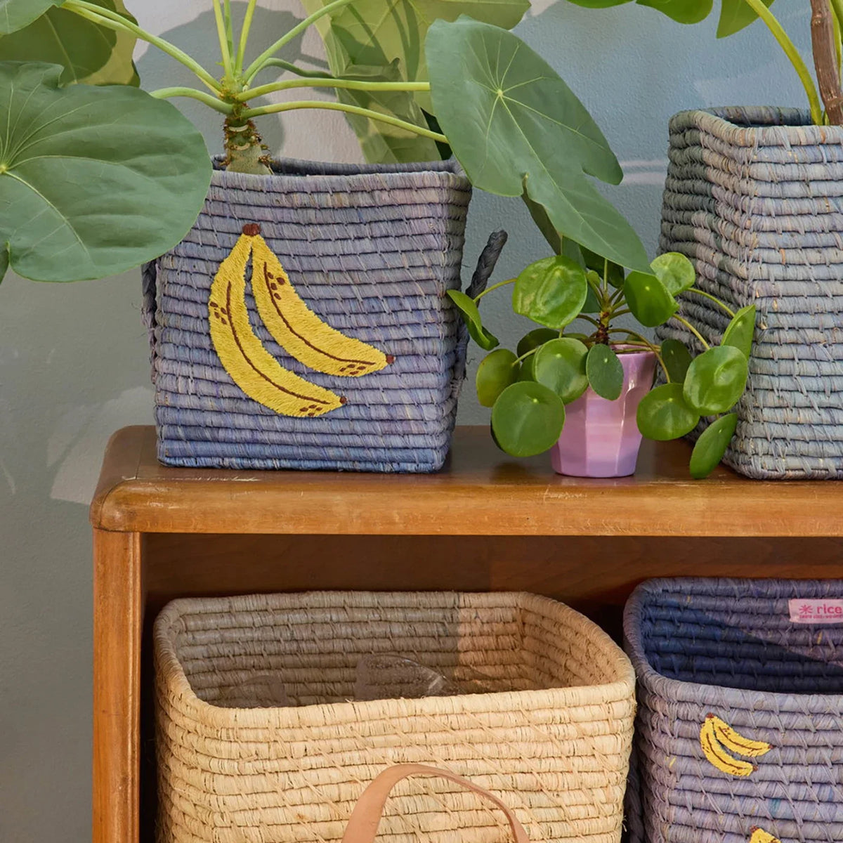 Raffia square Mand