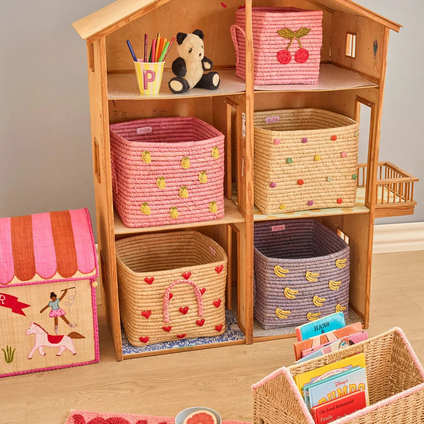 Raffia square Mand