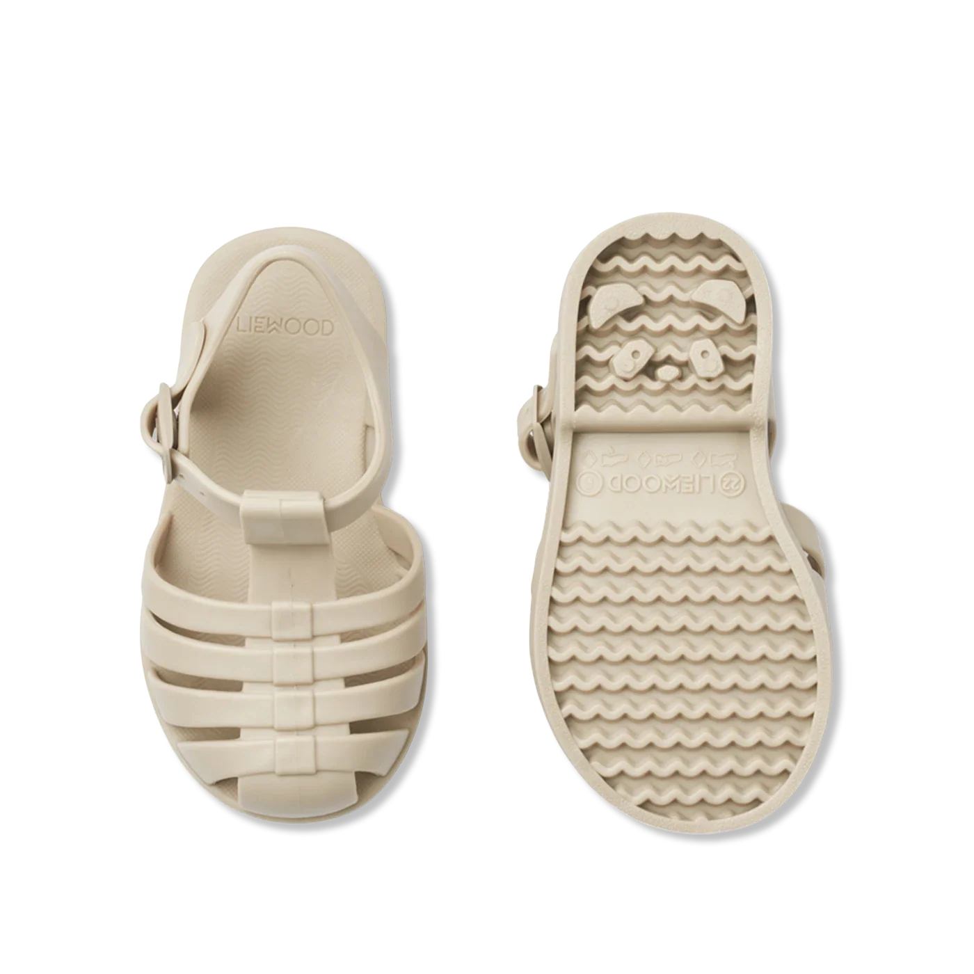 Bre gesloten sandalen