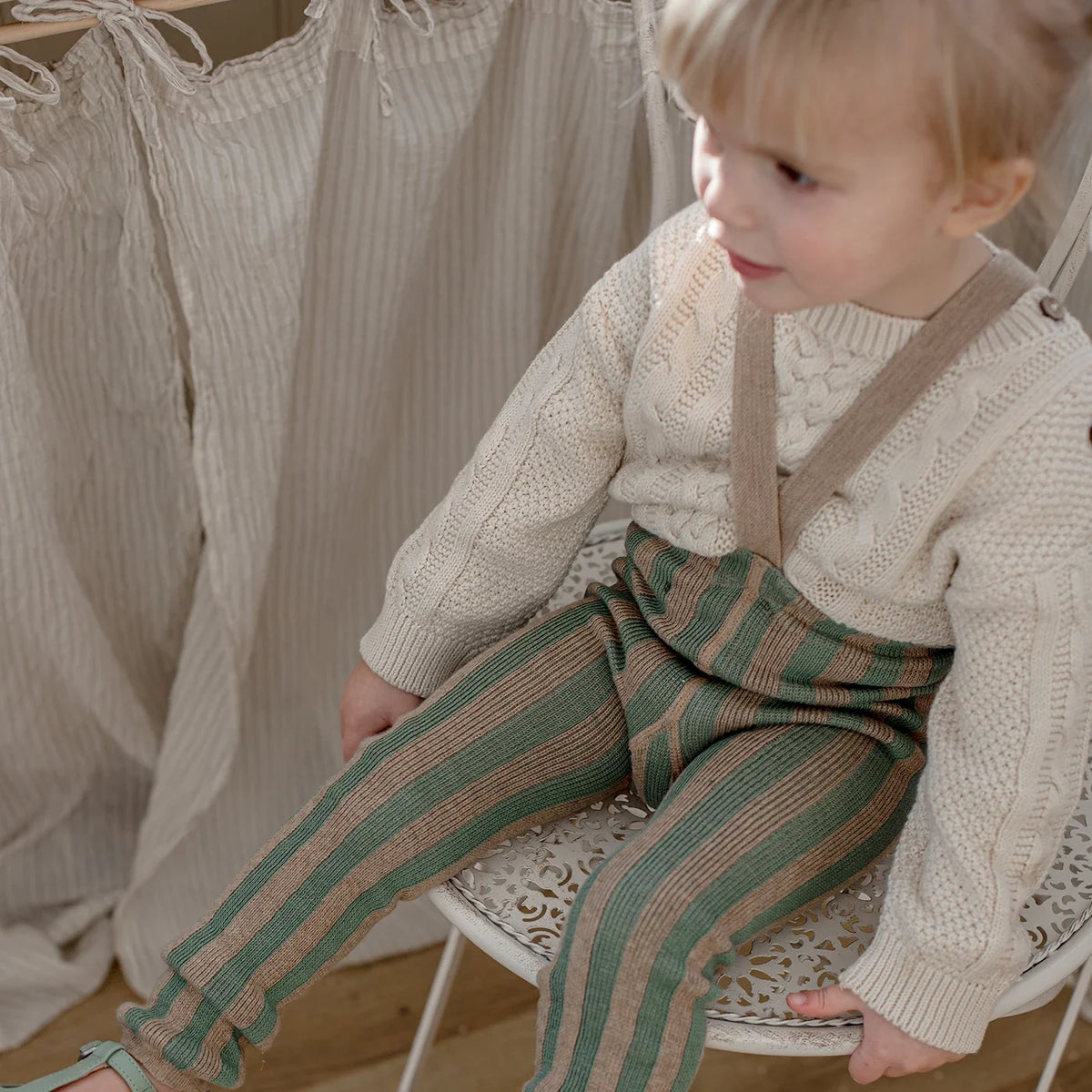 Footless cotton tights spelen