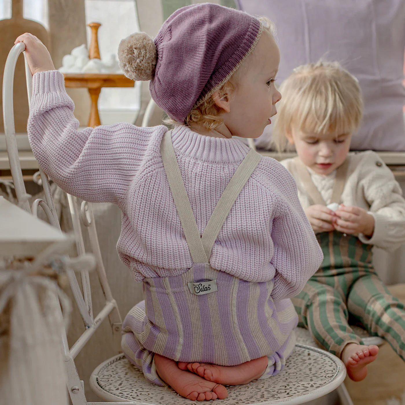 Footless cotton tights spelen