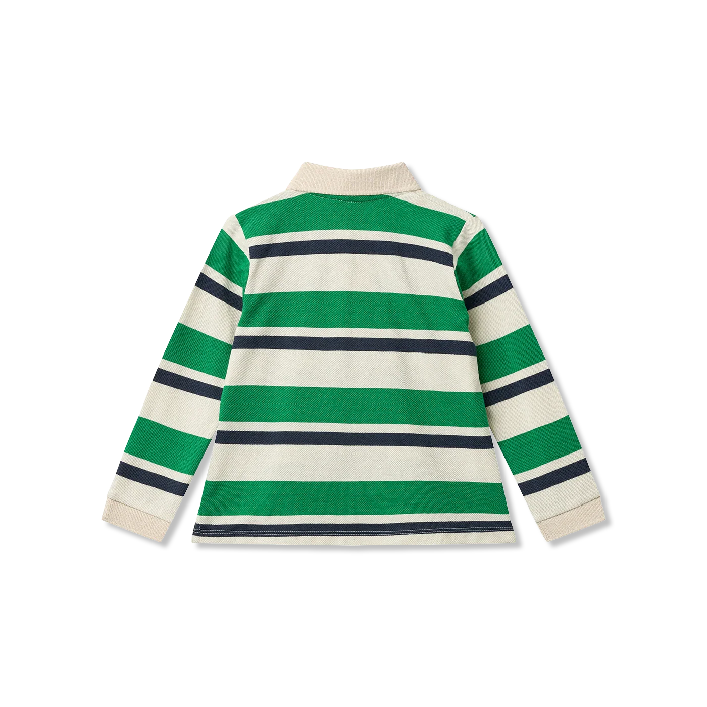 STRIPED POLO t-shirt lange mouw