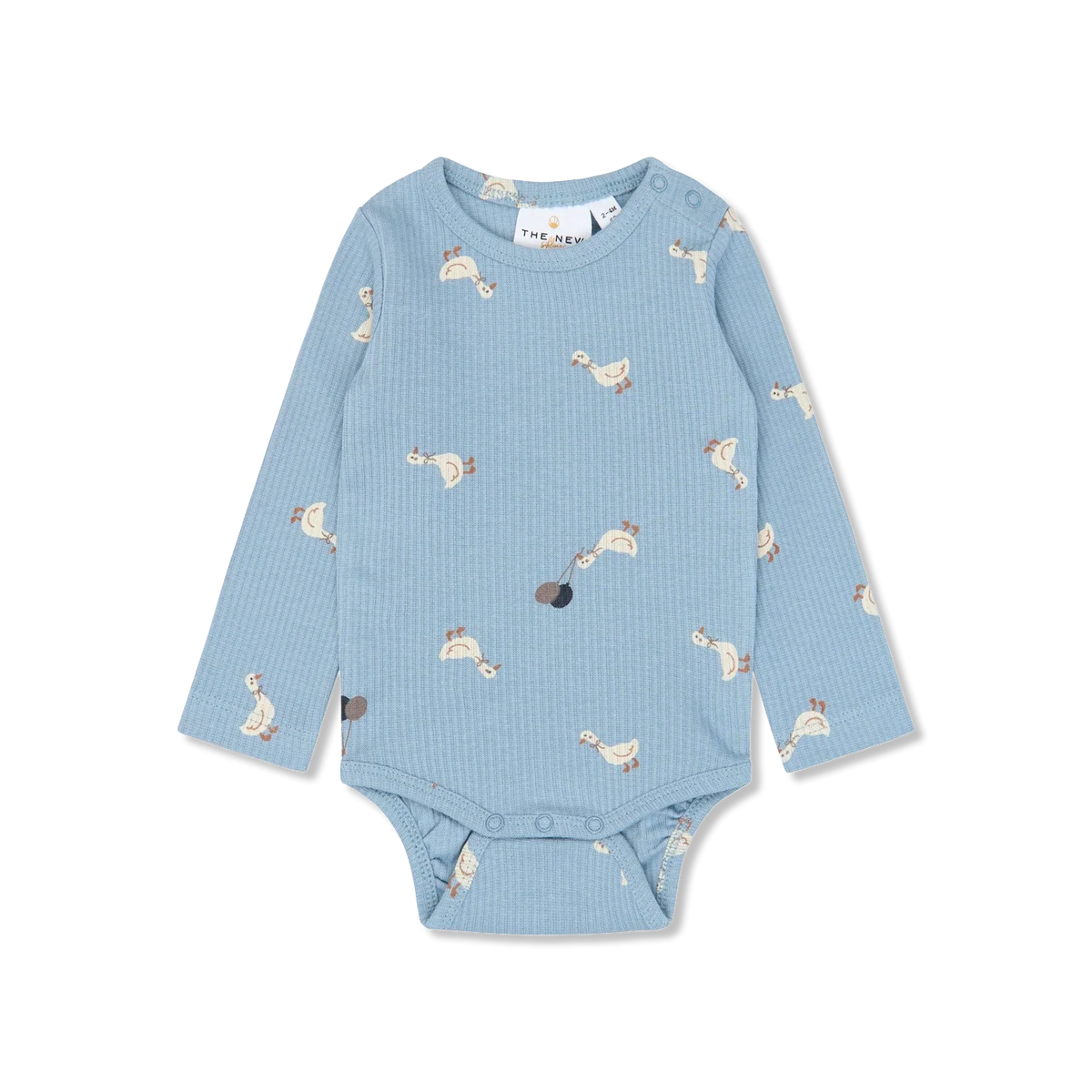 Tnsbvito l_s rib body Romper