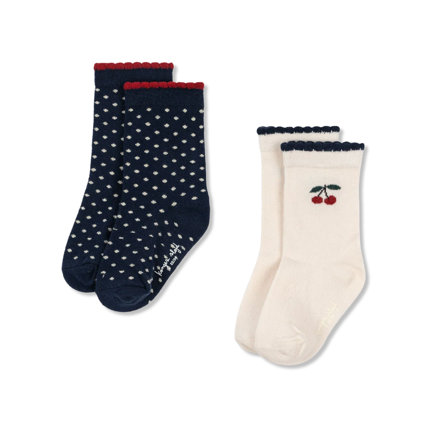 Cherry dot Sokken