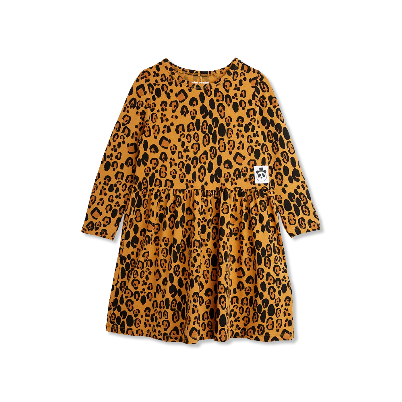 Basic leopard Jurken