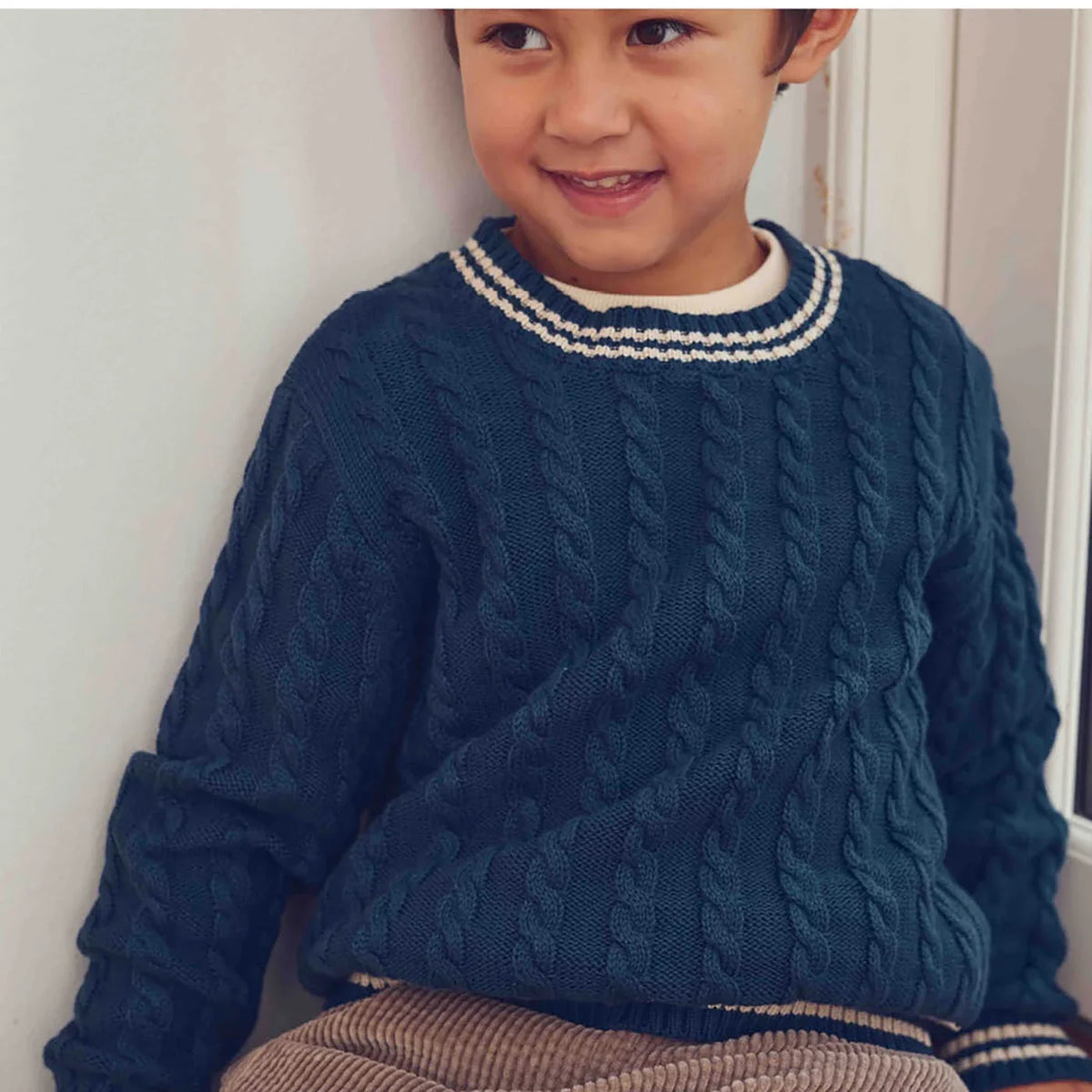 Knit cable Gebreide trui