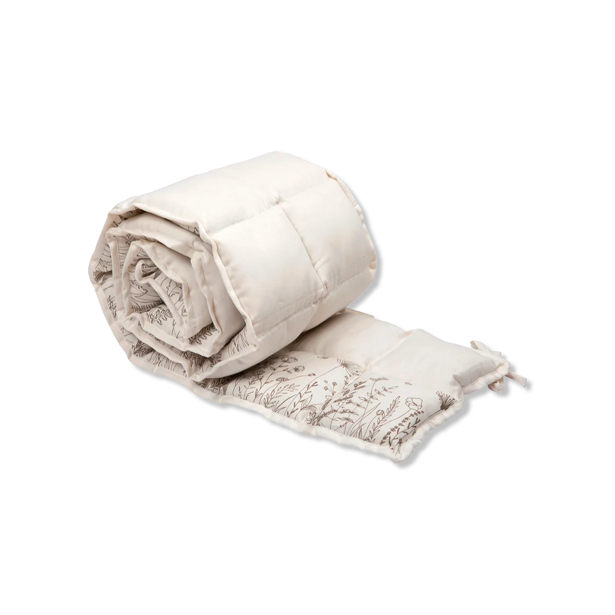 Kapok floral Bedbumper